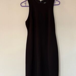 Express Black Sheath Midi Dress